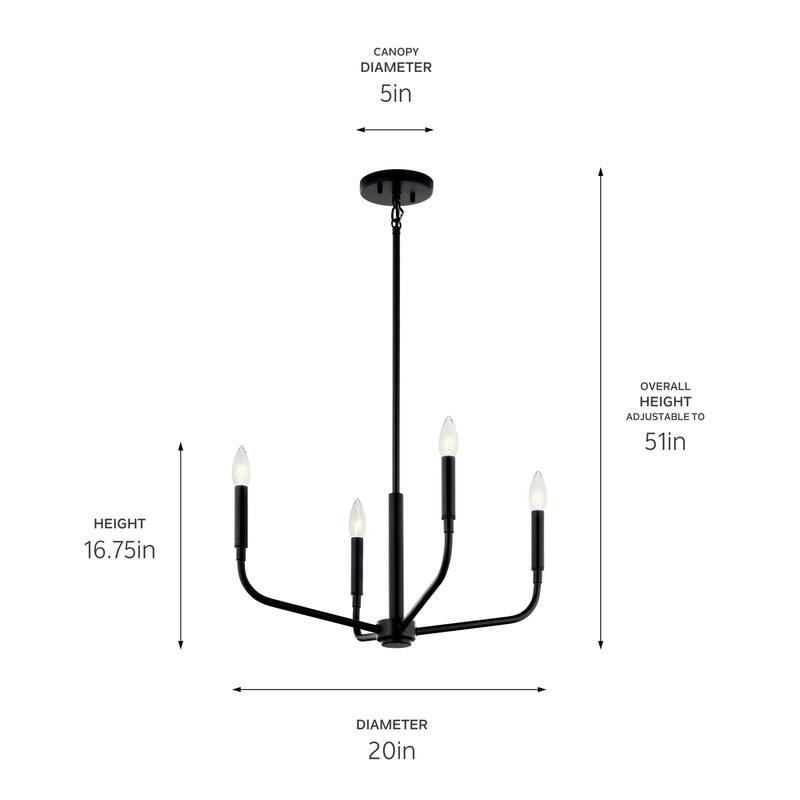 Kichler Lighting Madden Candle Chandelier