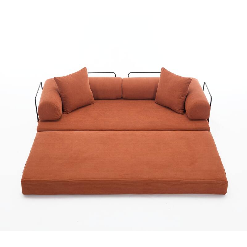 Folding Convertible Out Sleeper Sofa Bed,4-in-1 DIY Combination Convertible Sofa,King Size