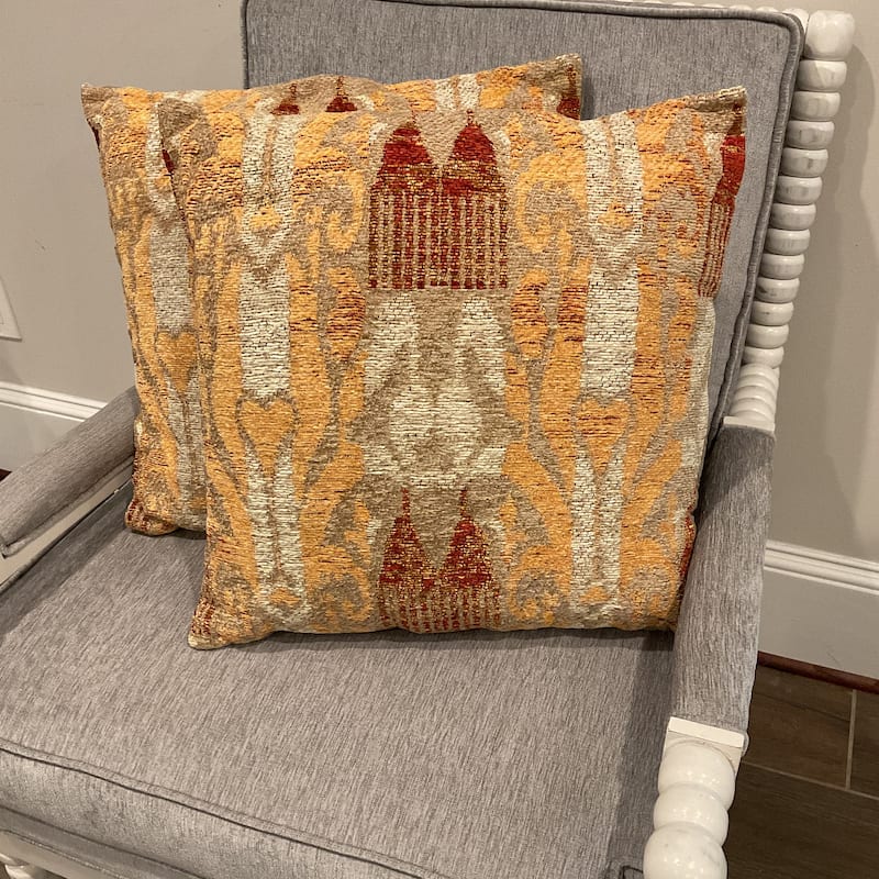 HERAT ORIENTAL Handmade Chenille Throw Pillow Set