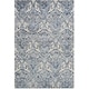 preview thumbnail 2 of 5, Couristan Cire Royal Gate Lace Ivory-Blue Area Rug