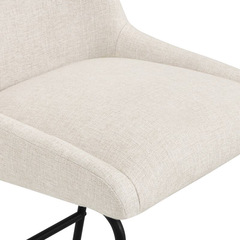 Counter Height Bar Stools with Metal Frame Upholstered Kitchen Island Stool in Faux Leather or Fabric