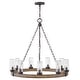 preview thumbnail 2 of 4, Hinkley Lighting Sawyer 9 Light 30" Wide Open Air Outdoor Chandelier