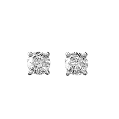 EFFY 14K White Gold Diamond Earrings