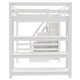 preview thumbnail 26 of 24, Twin/Full Size Loft Bed with Small Wardrobe, LED Light and Storage Staircase, Wooden Loft Bedframe with Storage Shelves for Kids