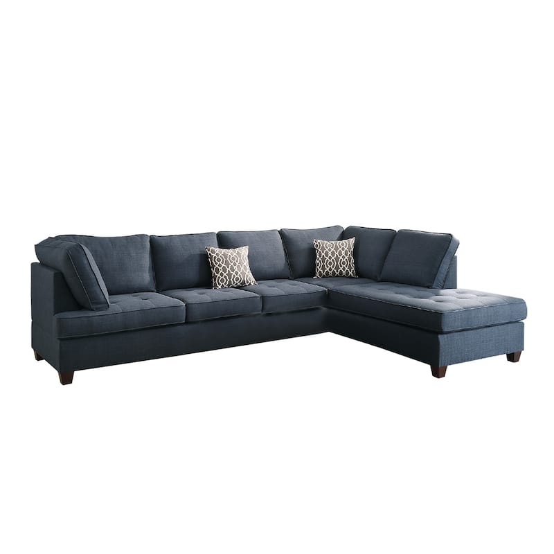 2 Piece Fabric Sectional Sofa