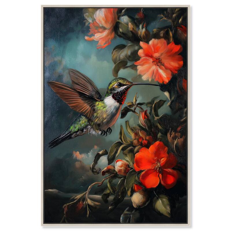 Whirring Wings II Canvas by Art Remedy - Silver - 20" x 30"