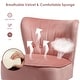 preview thumbnail 12 of 31, Costway Armless Accent Chair Tufted Velvet Leisure Chair Single Sofa