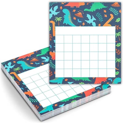 Infinite Curiosity 60-Pack Classroom Incentive Charts, Motivate Nice Behavior, Dinosaur Themed