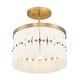 preview thumbnail 5 of 8, Minka Lavery 2083 Coronelle 3 Light 16" Wide Semi-Flush Drum Ceiling