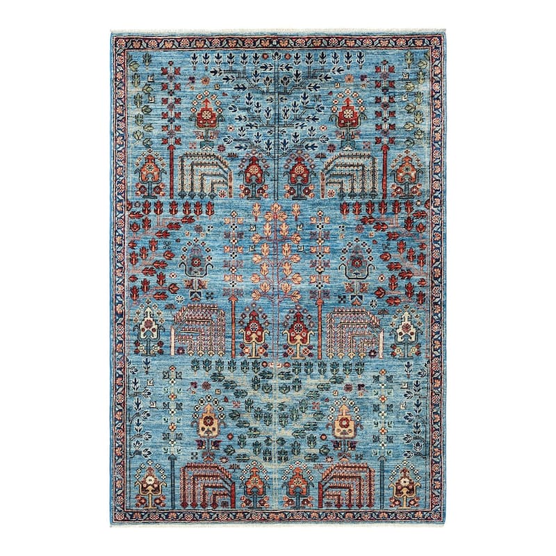 Serapi, One-of-a-Kind Hand-Knotted Area Rug - 4' 2" x 6' 1"
