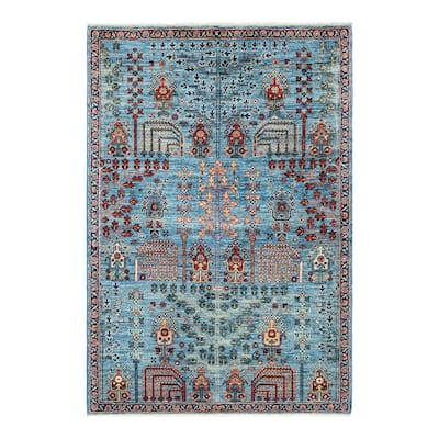 Serapi, One-of-a-Kind Hand-Knotted Area Rug - 4' 2" x 6' 1"