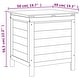 preview thumbnail 16 of 79, vidaXL Patio Storage Box with Lid for Outdoor Garden Furniture Solid Wood Fir
