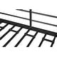 preview thumbnail 15 of 13, Twin Size Metal Loft Bed with Table, Shelves, Heavy-duty Sturdy Metal, Built-in Table, Safety Guardrail