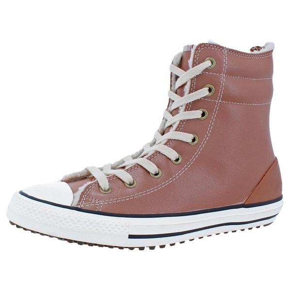 fur lined high top converse