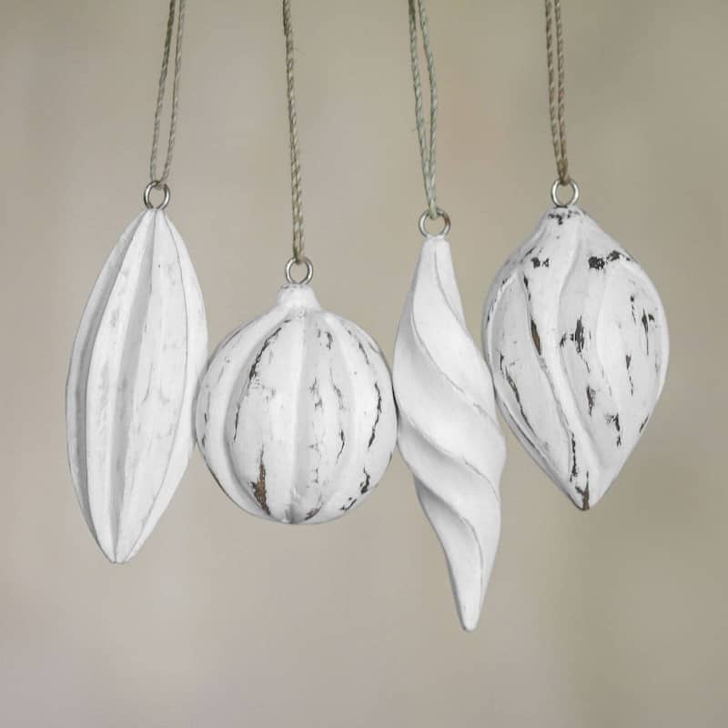Novica Handmade Holiday Ambassadors Wood Ornaments (Set Of 4) - 1.8D and 1.4 D