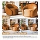 preview thumbnail 35 of 80, 34" Wide 2 Set Velvet/ Boucle Barrel Swivel Chair