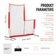 preview thumbnail 29 of 33, Screen Baseball for Batting Cage Heavy Duty Pitching Net for Pitchers Protection