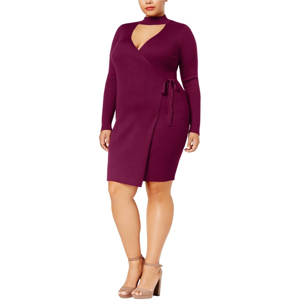 purple wrap dresses