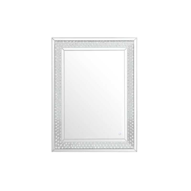 River LED Crystal Mirror - Clear