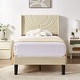 preview thumbnail 12 of 16, Javlergo Set of 2 Twin Size Upholstered Bed Frame With Tufted Headboard, No Box Spring Needed