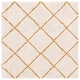 preview thumbnail 17 of 161, SAFAVIEH Hudson Shag Estella Diamond Trellis 2-inch Thick Rug 7' Square - Ivory/Gold