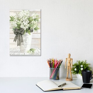 iCanvas "White Hydrangeas" by Cindy Jacobs Canvas Print