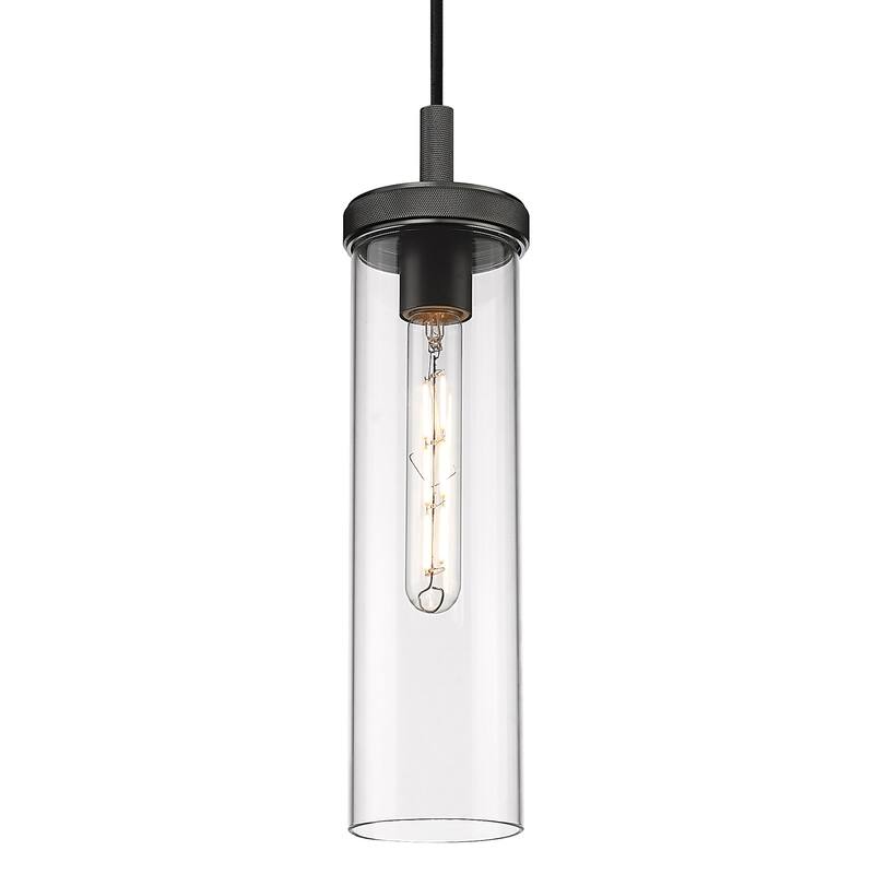 Innovations Lighting 471-1P-G471-12CL Lincoln 5" Wide Mini Pendant - Matte Black