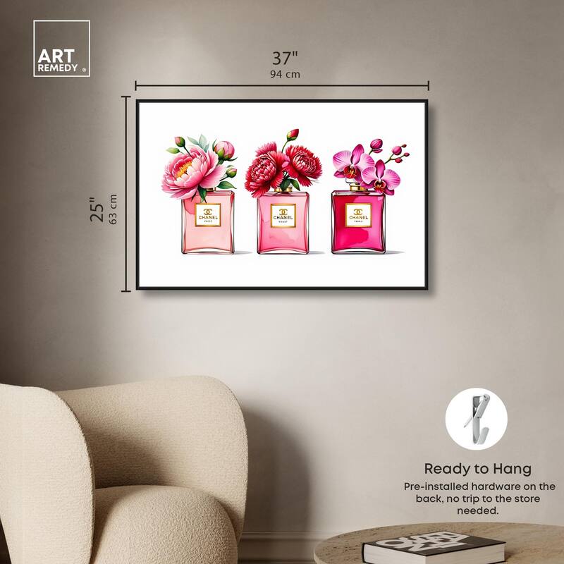 Fragrant Florals Canvas by Art Remedy