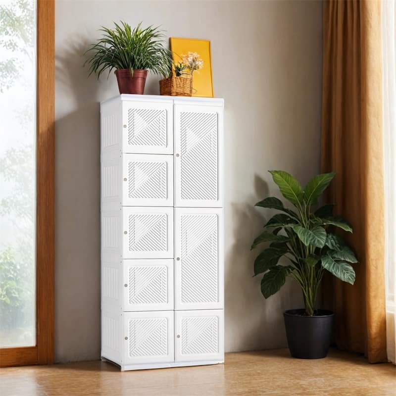 Portable Wardrobe Closet,Folding Armoire,Clothes Storage Organizer