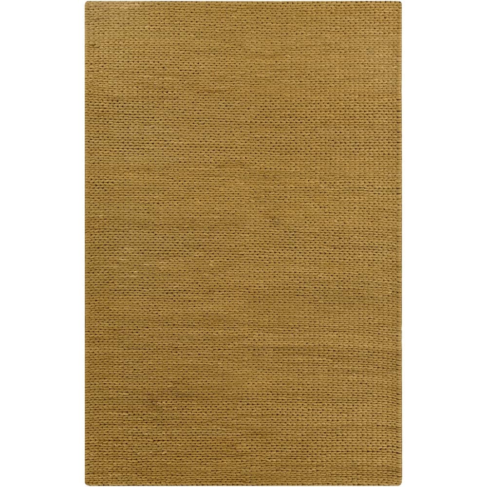 Hand Woven Yale Contemporary Solid Braided New Zealand Wool Area Rug