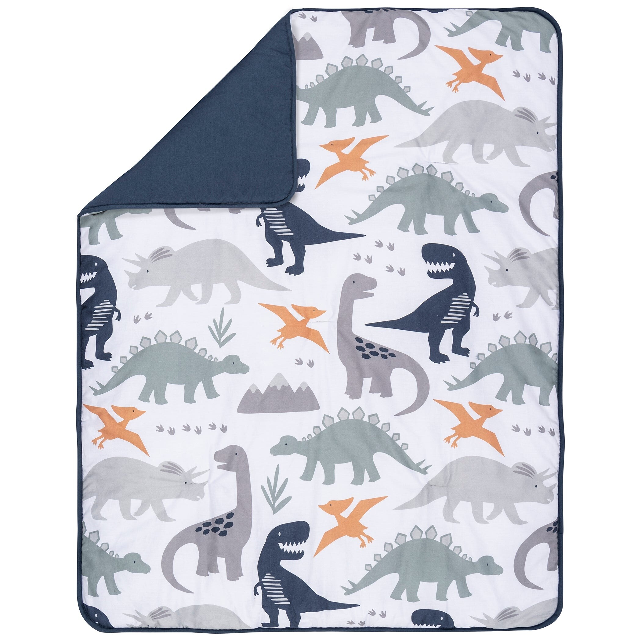 Prehistoric Dino s 3 Piece Crib Bedding Set Bed Bath Beyond