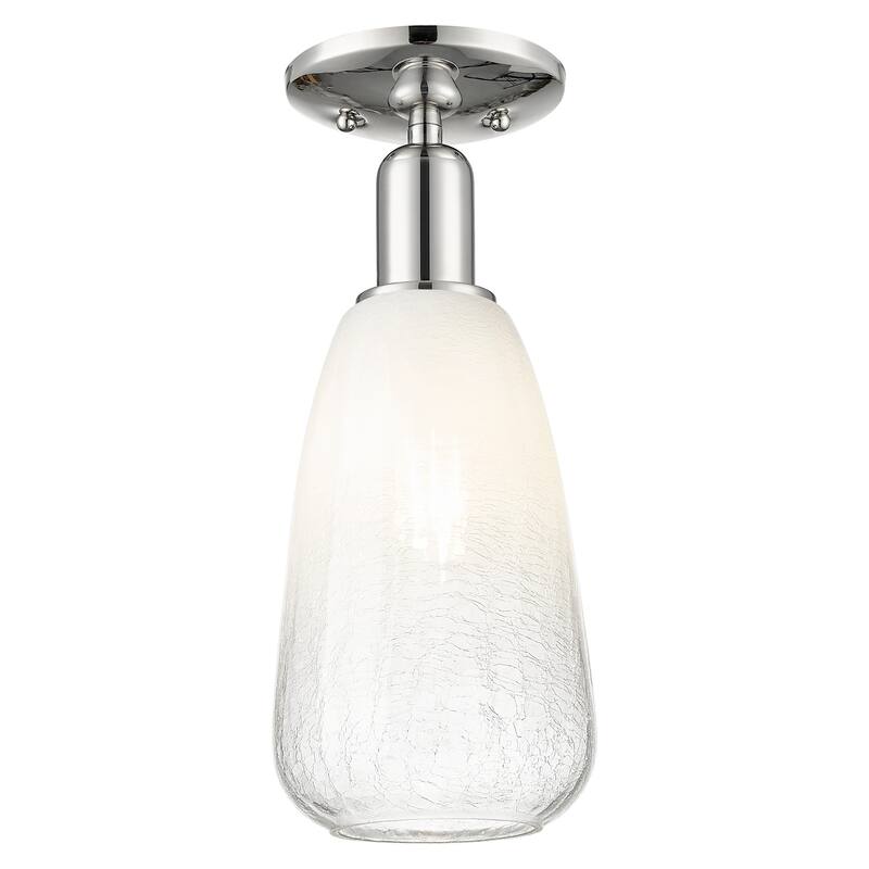 Innovations Lighting 716-1C-G480-6OP Brookhaven Almond 6" Wide - Polished Nickel