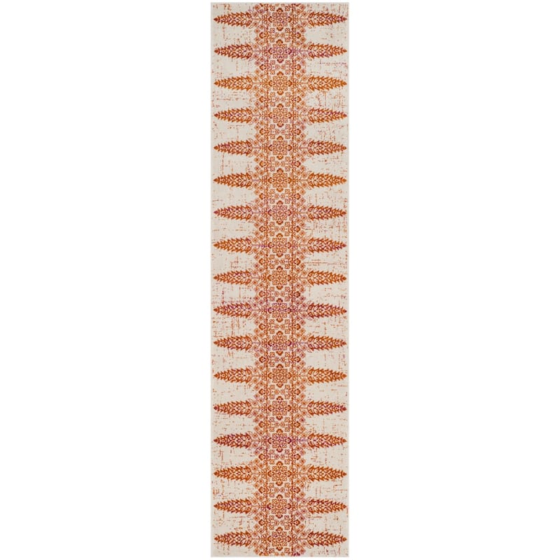 SAFAVIEH Evoke Gelinda Vintage Boho Rug - 2' x 8' Runner - Ivory/Gold