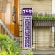 preview thumbnail 8 of 14, 47" Double Sided Seasonal Porch Leaner, Texas Christian University - 47" x 11.25"