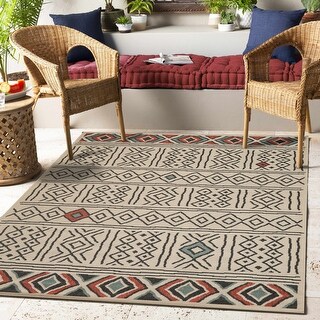 Sevita Bohemian Indoor/Outdoor Area Rug - Bed Bath & Beyond - 41628888