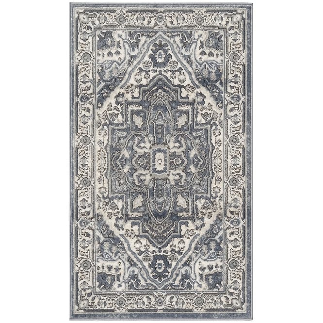 Nourison Quarry Indoor only Persian Area Rug - 2' 2" x 3' 9" - Navy/Ivory