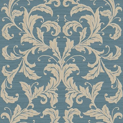 Galerie Wallcoverings Nordic Elements Embossed Linear Damask Non-woven Matte Wallpaper Roll