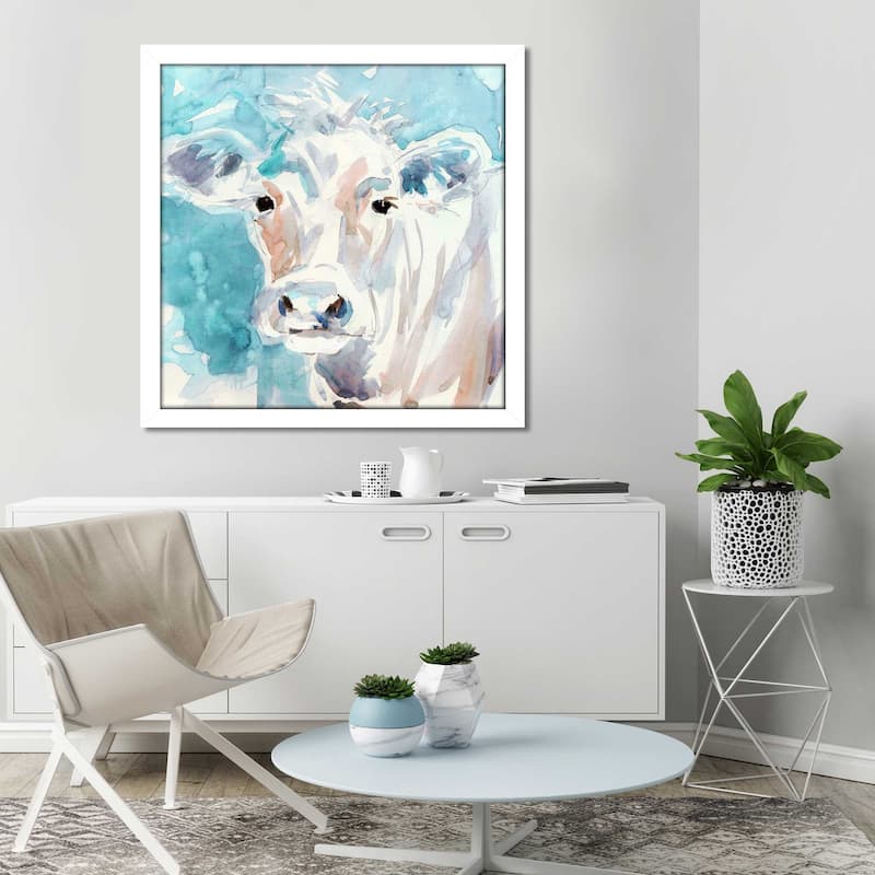 "Color Wash Cow" by Carol Robinson Print on Acrylic