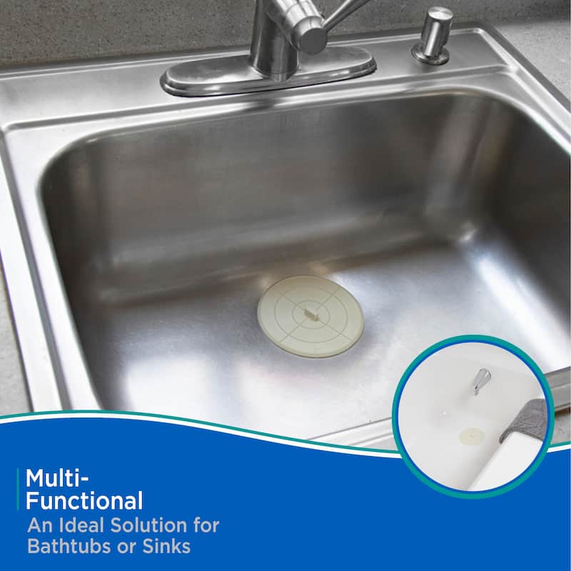 Kenney Rubber Drain Stopper, 5" Diameter