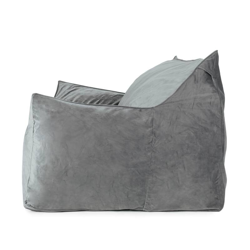 Comfortable Oversized Bean Bag Chair with Armrests for Relaxation