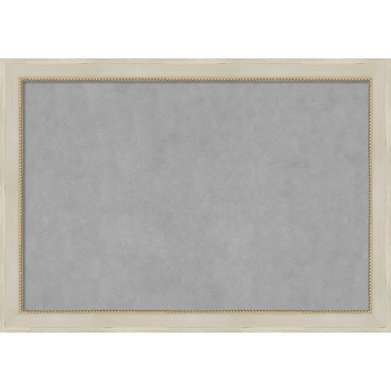 Amanti Art Parthenon Cream Framed Magnetic Board