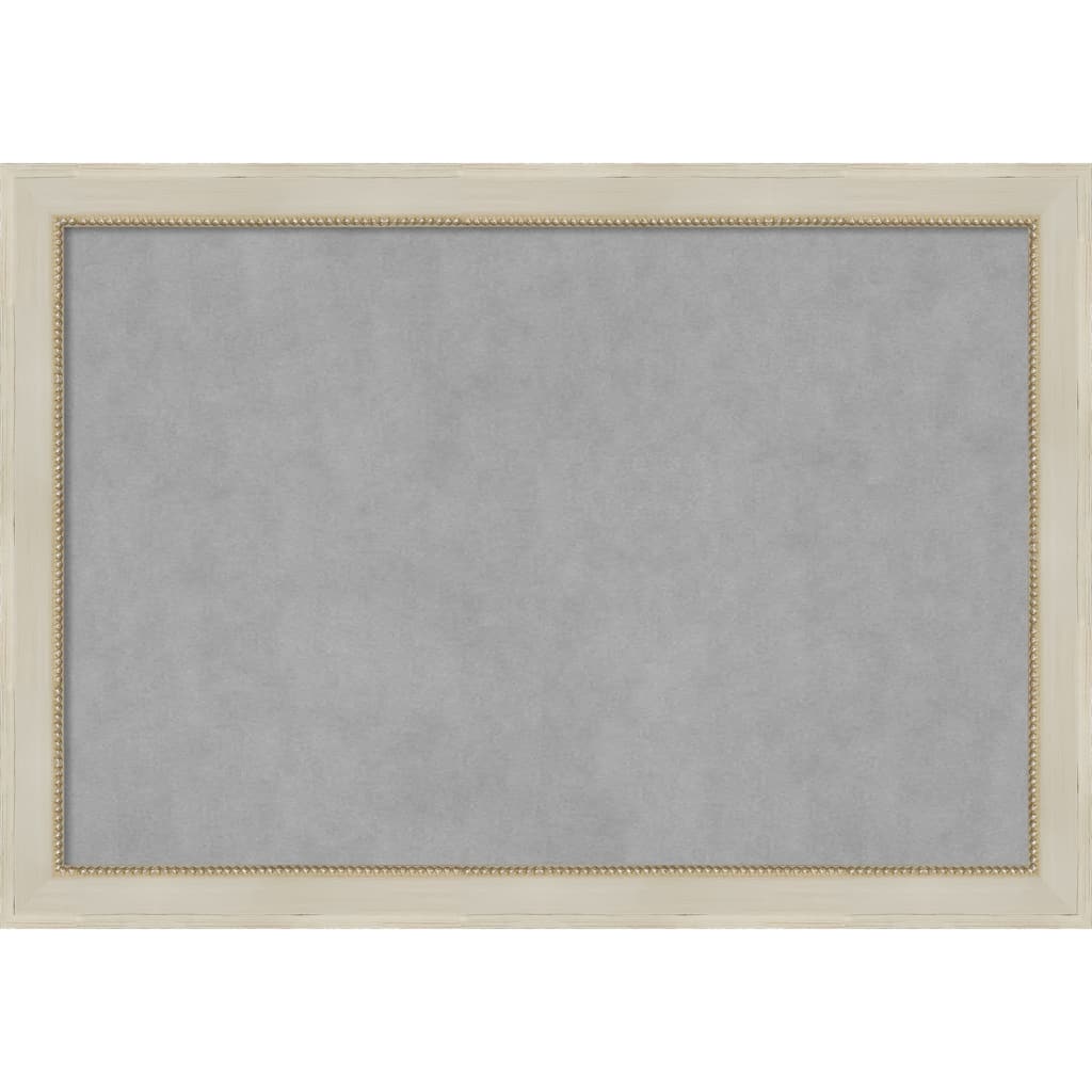 Amanti Art Parthenon Cream Framed Magnetic Board