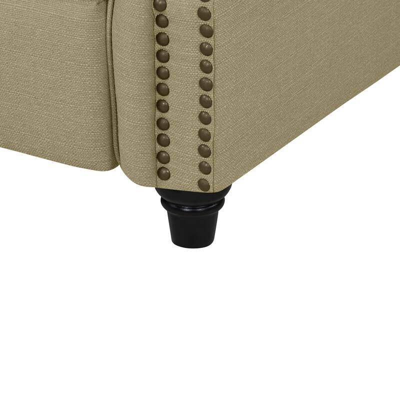 Copper Grove Jessie Tan Push Back Recliner Chair