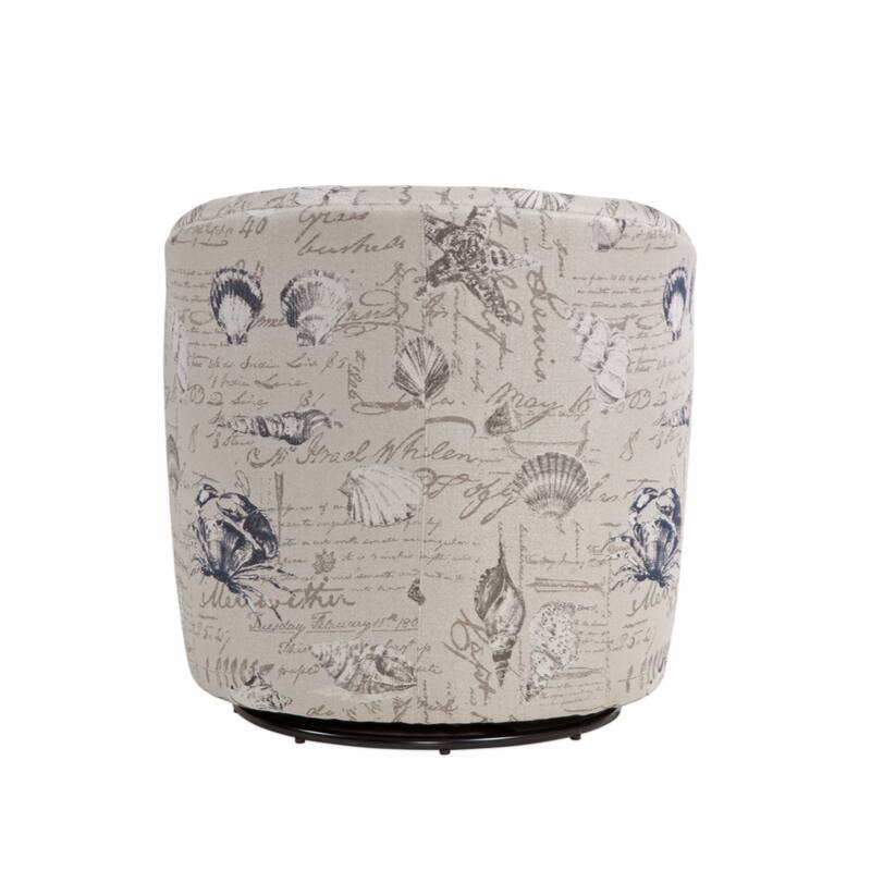 Sea Oat Swivel Barrel polyester Chair