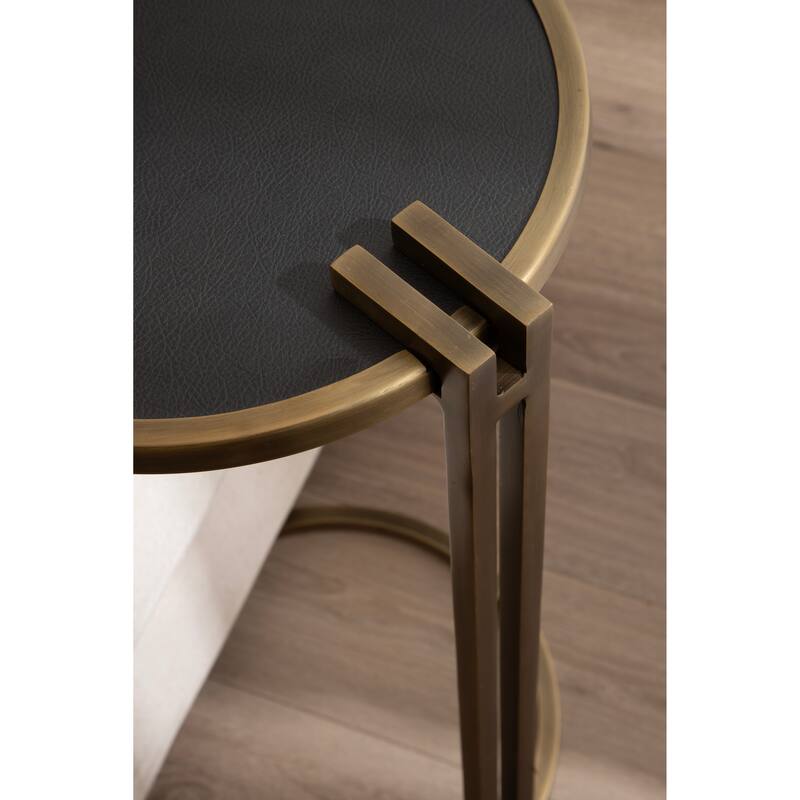 Kate and Laurel Monsanto Metal C Table - 14x15x28