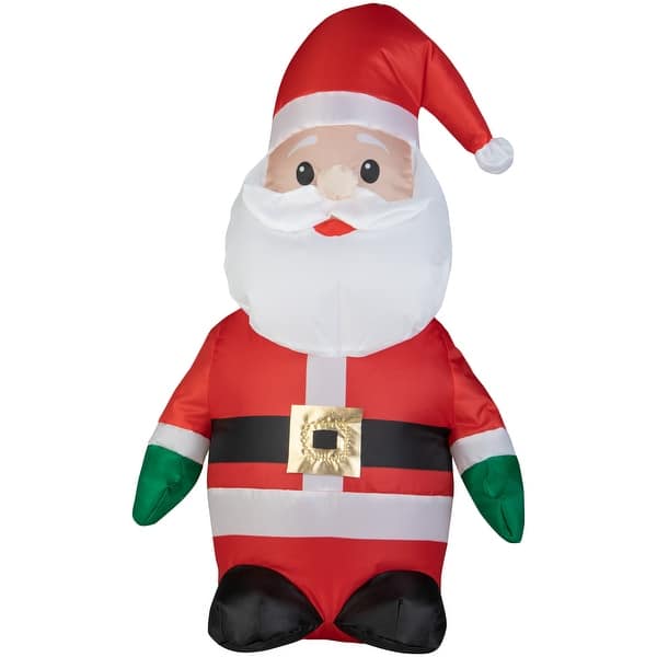 Gemmy Airdorable Christmas Airblown Inflatable Santa, Tall ...
