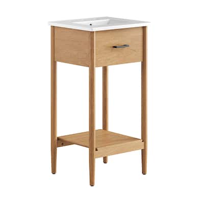 Zaire 18"/24"/30"/36"/48" Bathroom Vanity with White Sink Top
