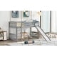 preview thumbnail 28 of 26, Stylish & Simple Twin size Loft Bed with Slide and Ladder, Maximized Space, Solid Construction & Versatility Galore