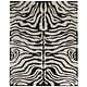 preview thumbnail 4 of 11, SAFAVIEH Handmade Soho Melie Zebra Pattern New Zealand Wool Area Rug 7'6" x 9'6" - Black/White - Rectangle