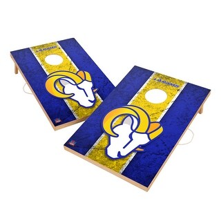 Vintage Los Angeles Rams NFL 2x4 Tailgate Cornhole Boards